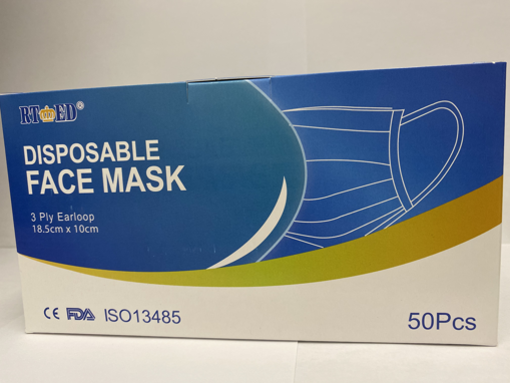 Picture of NON-SURGICAL FACE MASK - DISPOSABLE 50S                           